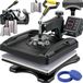 VEVOR Warmteoverdracht Printer 8 in 1 Digitale Swing Hittepers Machine 38 x 38 cm