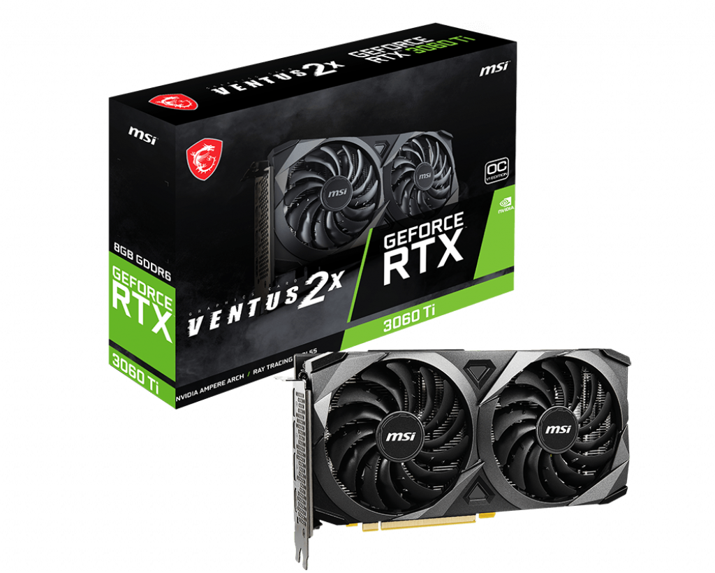 MSI RTX 3060 TI VENTUS 2X 8G OC V1 LHR