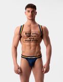 Barcode Berlin Half Brief Pride Navy - Heren Slip - Maat S