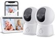 Babyfoon met camera - 5 inch scherm - 1080p PTZ - Nachtzicht - Met app