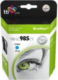 TB Cartouche d'encre, compatible avec Brother LC 985 CY, 100% neuf