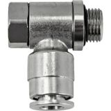 TRU COMPONENTS Haakse koppeling TC-14205580 MPH-G 6-01 Buis-Ø: 6 mm Afm. schroefdraad: G1/8 1 stuk(s)