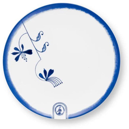 Pip Studio Pip & The Blue Bird White bord 15cm