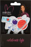 DecoCino Cake & Cupcake Toppers Space 12 stuks
