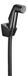 Roca A5B9130CN0 bidet-doucheset (1 uitgang), Be Fresh Go, titanium zwart