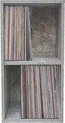 VDD Vinyl Wish Vinyl lp platen opbergkast - opbergen lp vinyl platen - boekenkast - grijs beton