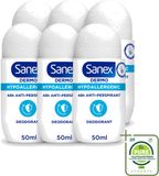 Sanex 6 x Dermo Protector Deodorant Roller - Hypoallergeen - 50 ml