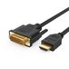 CableCreation CC0303 video kabel adapter 2,01 m HDMI Type A (Standaard) DVI Zwart