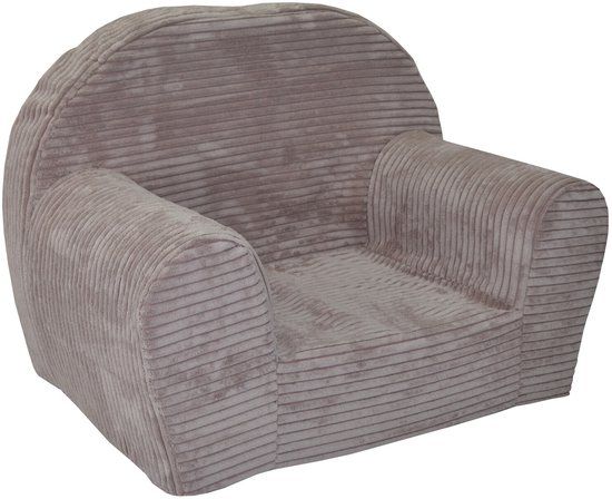 Viking Choice Kinderfauteuil - LINCOL - roze - corduroy - comfortabel en wasbaar