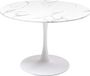 Kare Design Kare Tafel Veneto marmer wit Ø110cm consoletafel, metaal, 73x110x110cm