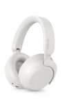 Philips TAH6000WT Casque sans fil supra-auriculaire avec réduction active du bruit, 80 heures d'autonomie, Dynamic Bass, transducteurs de 40 mm, Bluetooth 6.0, multipoint, appels à 5 microphones, blanc