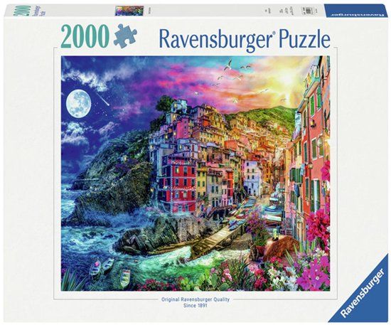 Ravensburger Puzzel Cinque Terre - Kleurrijke Legpuzzel 2000 Stukjes