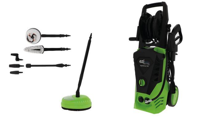 EZIclean Hydroforce 165 Hogedrukreiniger - 165 Bar - 360 L/u - 2200W - Zwart/Groen