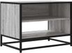 vidaXL Tv-meubel 61x40x46 cm bewerkt hout metaal grijs sonoma eiken