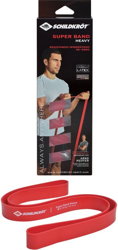 Schildkröt fitness Super Bands Heavy premium weerstandsband 40-50kg latex