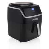 Princess 182080 Steam Aerofryer - 6.5L Hot Air Fryer with Steam Function - 8 Programs - 1700W - Black