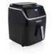 Princess 182080 Steam Aerofryer - Friteuse à air chaud 6,5 L avec fonction vapeur - 8 programmes - 1700 W - Noir