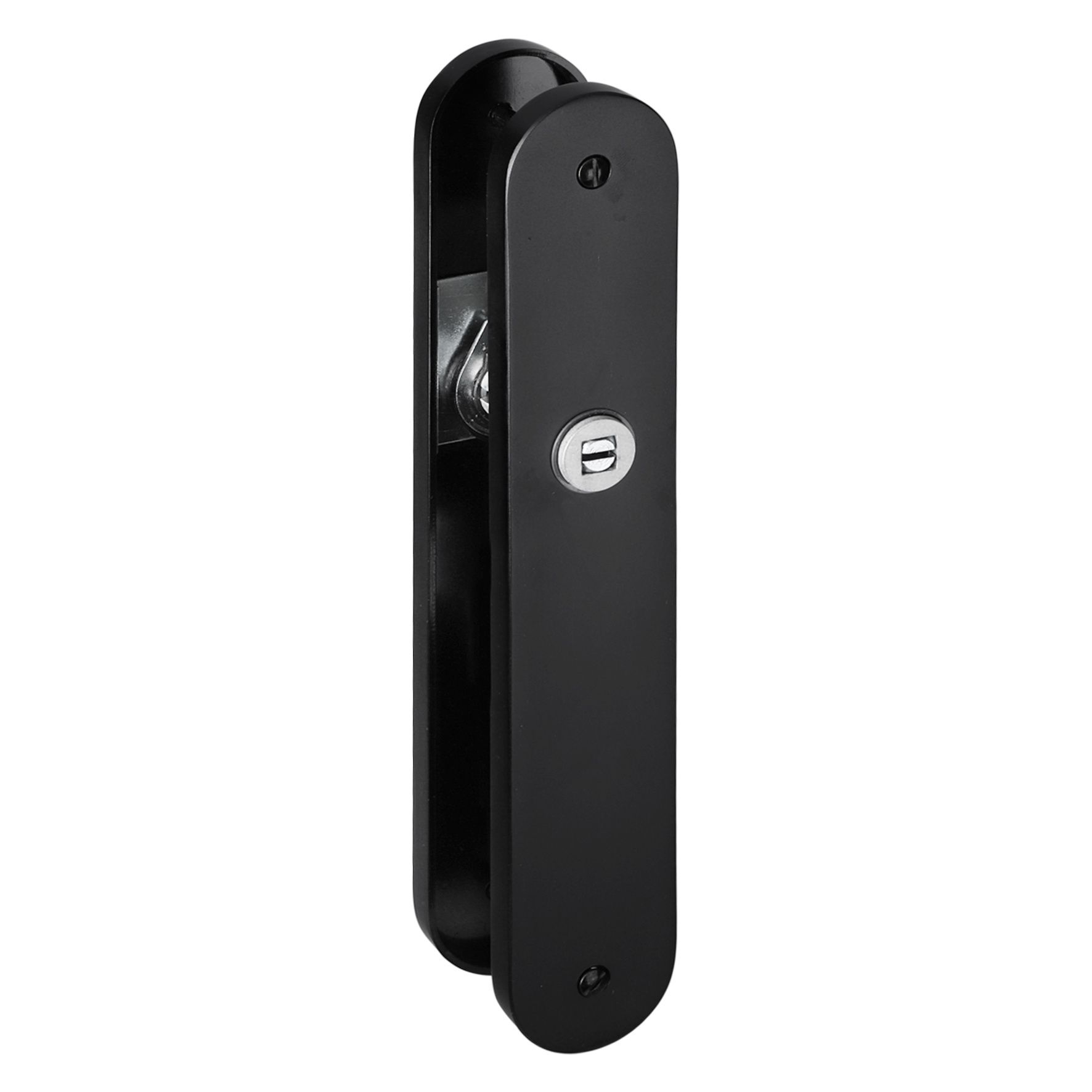 Impresso schild blind, rond 230 x 9 x 40 mm zwart