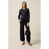 Veste en jean Oltre Bleu Taille : 44