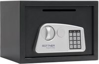 Rottner Tresor Rottner Jupiter 3 Meubelkluis Afstortkluis – Geldkluis met Inworp en Elektronisch Slot – voor Kantoor en Winkel – Antraciet – 25x35x28 cm