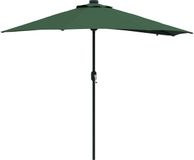 vidaXL Tuinparasol groen 294 x 150 x 223 cm polyester en staal
