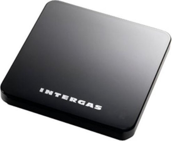 Intergas Comfort Touch slimme modulerende kamerthermostaat m. Open Therm protocol dikte=13mm zwart