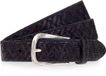 b.belt Riem Leer - Dames - 110 cm - schwarz