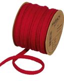 Halbach Veganistische wollen breislang, 8 mm x 15 m, rood