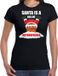 Bellatio Decorations Shoppartners Bv Fout Kerstshirt / Kerst t-shirt Santa is a big fat motherfucker zwart voor dames - Kerstkleding / Christmas outfit XL