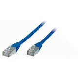 S/CONN Cat6 S/FTP 1m Câble réseau Bleu
