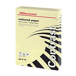 Office Depot Gekleurd papier A4 160 g/m² Geel 250 Vel