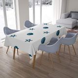 Bonamaison Tafelkleed, Anti-Mold, Sneldrogend, Waterdicht, 100% Polyester Tafellaken, 140cm x 200cm - Ontworpen en Vervaardigd in Turkije