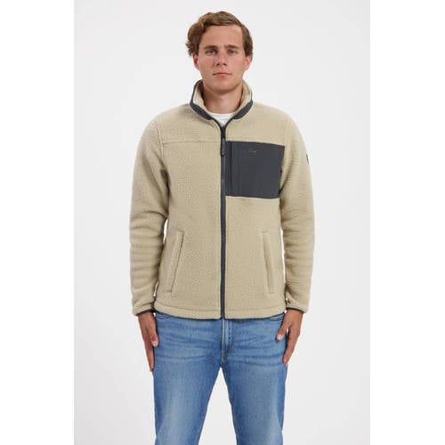 Kjelvik Keano fleece jack - zand