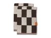 Mette Ditmer Serviette Rétro Chocolate, 40x55 cm, lot de 2