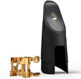 RICO D'Addario Woodwinds HBS1G H-Ligature & Cap voor tenor/baritonsax (grafonite/metalite/hard rubber), Goud