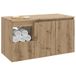 vidaXL - Badkamermeubel - Set - 2 - st - Artisanaal - eiken - Bewerkt - hout