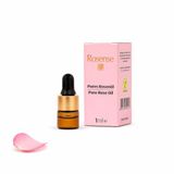 Rosense Rozenolie, etherische rozenolie voor gezichtsverzorging en huidverzorging, veganistisch, 100% natuurzuiver, 1 ml