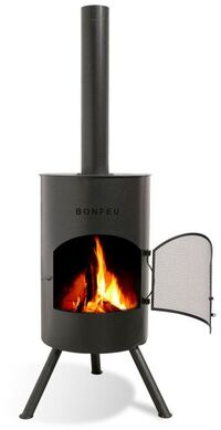 BonFeu BonTon 40 Zwart Tuinhaard