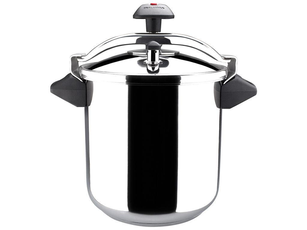 Magefesa Inoxtar 10 L Snelkookpan - Zwart, Roestvrijstaal