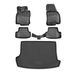 OMAC 7560444-250 Ensemble de tapis de sol noir, ETP (élastomère thermoplastique)