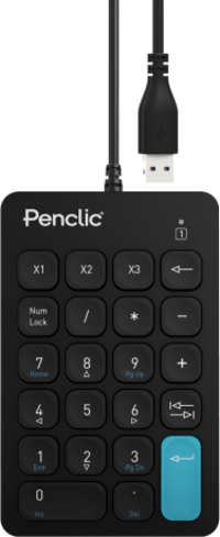 Penclic N3 numeriek toetsenbord zwart