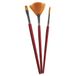 Rayher Hobby penselenset, gesorteerd, FSC 100%, synthetisch, bruin, 2.9 x 0.6 x 0.08 cm