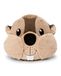 NICI 62284 Harry Woodsnacker Bever Pluche Kussen, 32 x 27 cm, Bruin