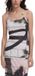 Desigual Robe Femme Beige Sans Manches Col Rond Imprimé Polyester S