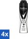Rexona Men Deodorant Spray Motion Sense Invisible Black & White Antitranspirant 150ml (4 stuks)