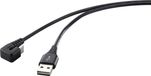 Renkforce RF-4609276 USB-kabel USB 2.0 USB-C stekker, USB-A stekker 1.00 m Zwart