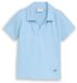 Tom Tailor - Poloshirt met structuur - Maat 116/122 - light cloudy blue