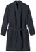 SCHIESSER Essentials badjas - heren badjas wafelpique antraciet