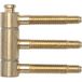 SFS Intec Paumelle à emboîter 18 mm pour portes en bois à battue en 3 parties, acier laitonné