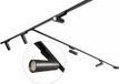 Freelight Railsysteem Freetrack set 480 cm + 5 cilinder spots zwart